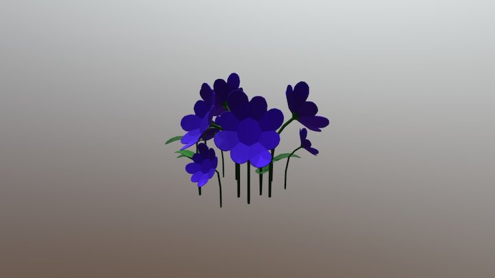 Bryce Jr Flowers 3D Model
