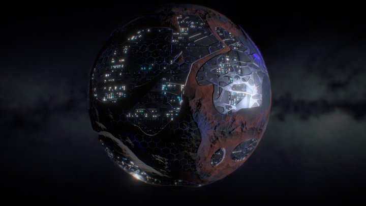 Tech Planet 3D Model