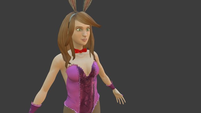 Bunny girl 3D Model