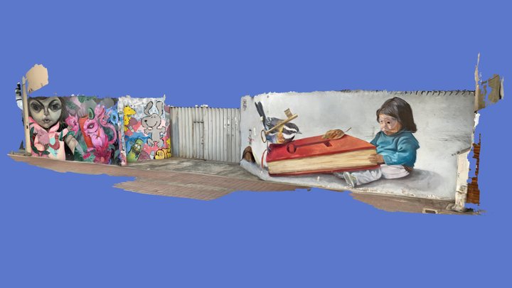 Day 1: Street Art Lima Peru / LIDAR Scan 3D Model