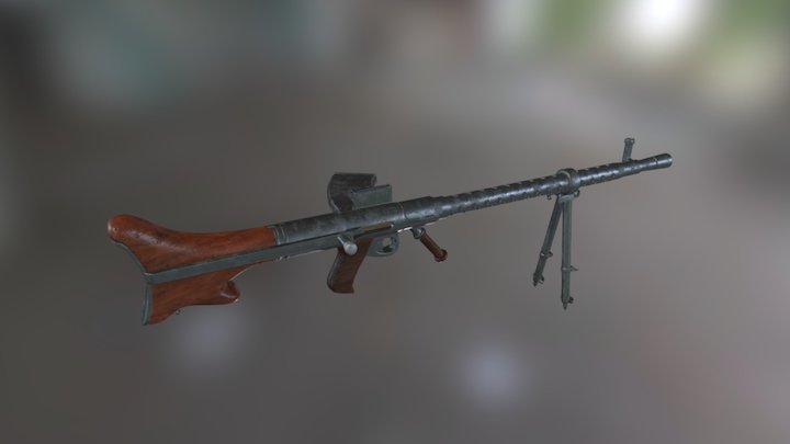 Gun Low 3D Model