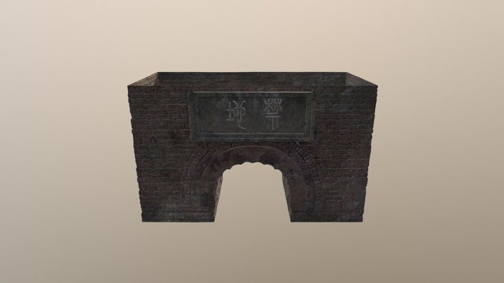 Wall of the Wudang Gate 3D Model