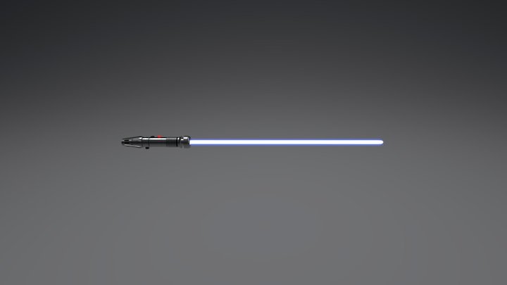 Plo Koon's Lightsaber 3D Model