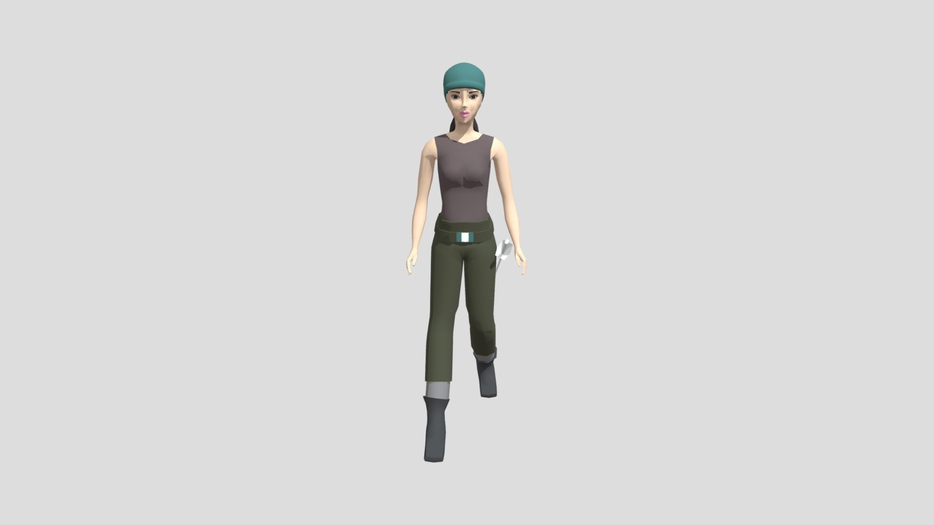 Animaciones Chica — Sketchfab embed 3D viewer