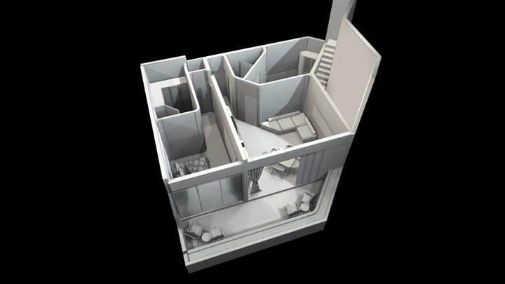 Sky Bliss (planta baja) 3D Model