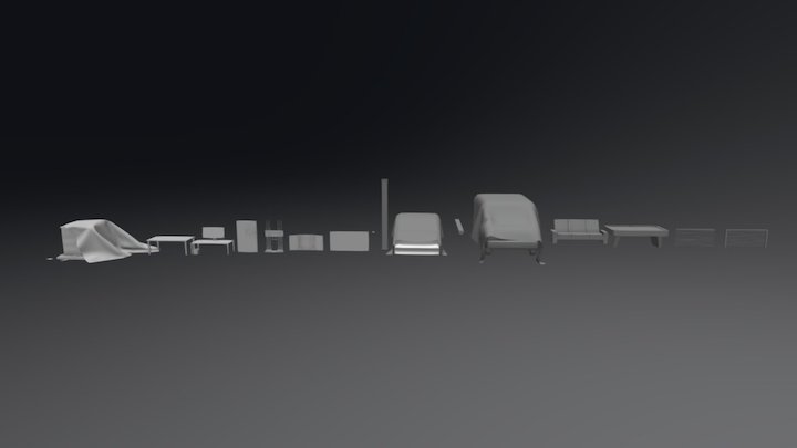 Warehouse Models 3D Model