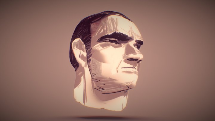 "Roman head" 3D Model