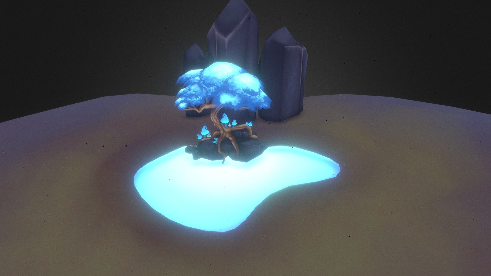 Magic tree - Download Free 3D model by nyomryu [9504051] - Sketchfab