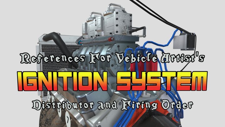 Ignition, Distributor and Firing Order – Gratis 3D-model STL