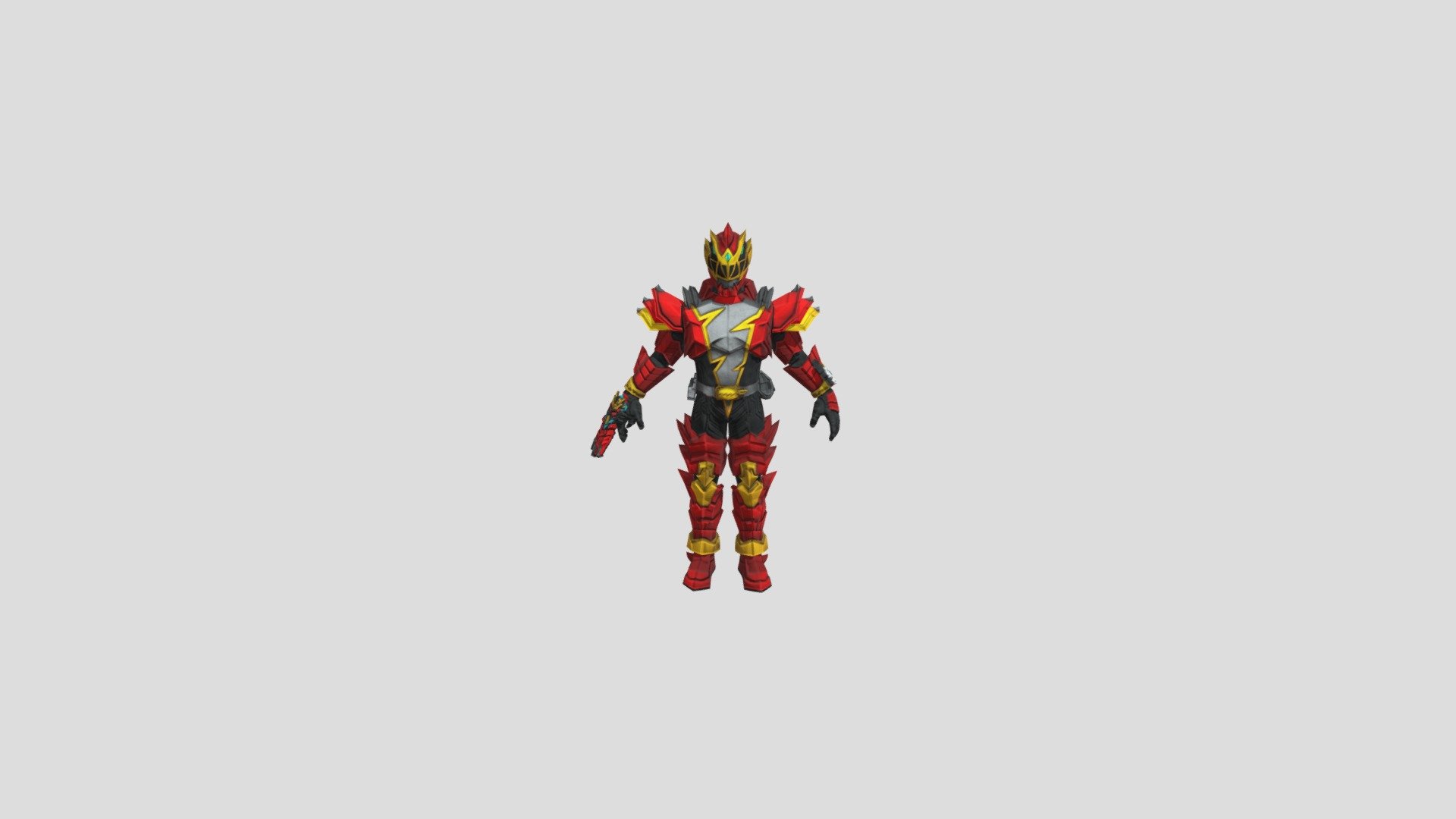 RedRanger(YT) - Download Free 3D model by CAPTAAINRO [9507327] - Sketchfab