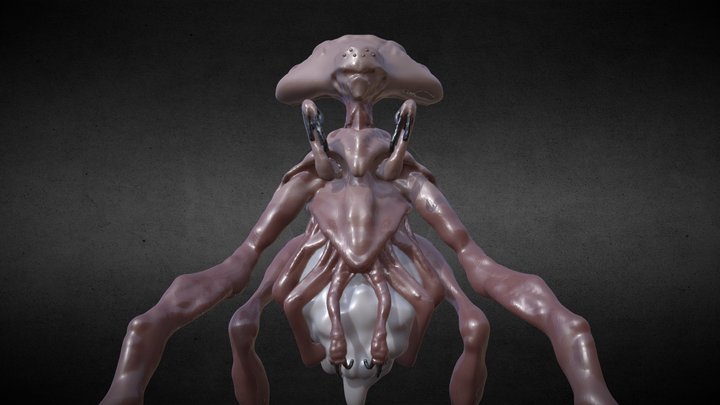 Onironauta VR 2019-05-15-ID4 Alien Queen 3D Model