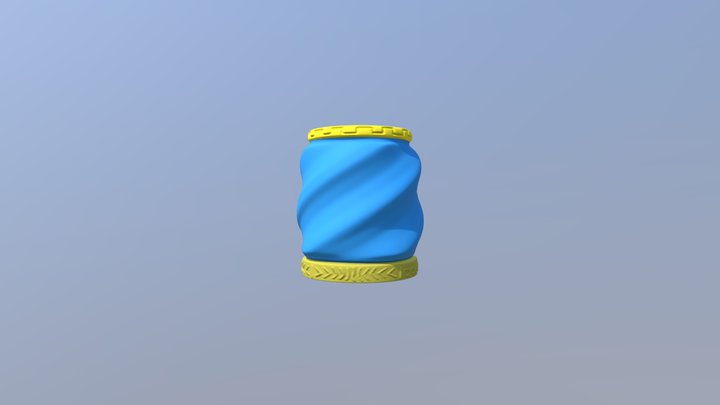 The Spiraly Vase 3D Model