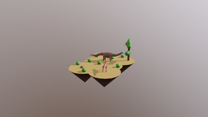 Dragon0695 Floating Island Project1 3D Model