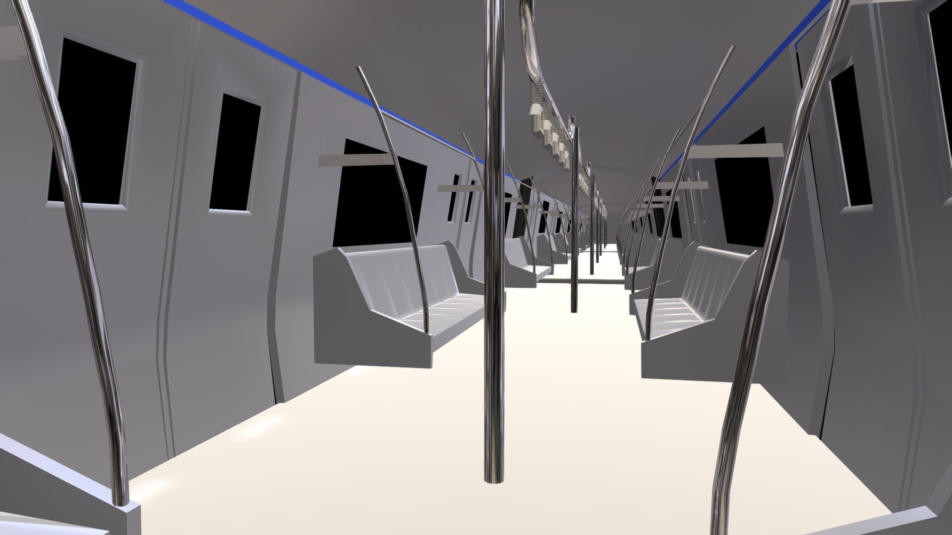 Hyderabad Metro Coach - 3D model by maheshkota.game [950b376] - Sketchfab