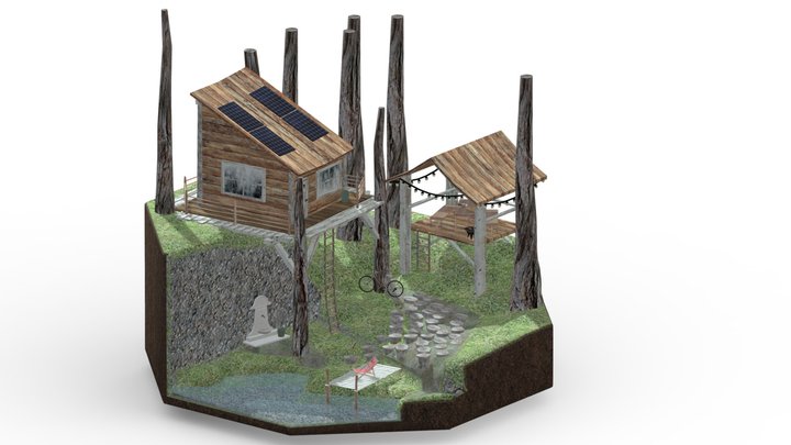 1GGP07_QORAR_LINA_Diorama 3D Model