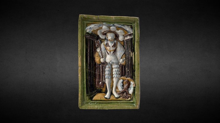 090 Ofenkachel / Dutch tile 3D Model