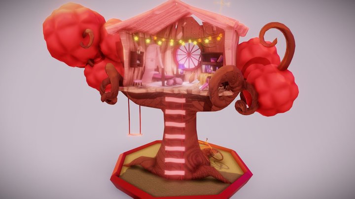 Witch's Treehouse 3D Model