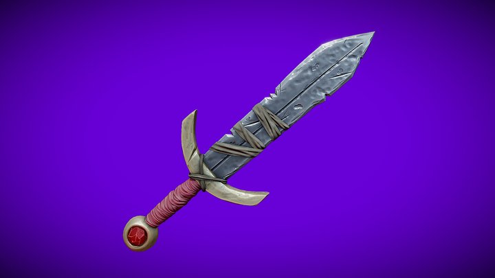 hero's first sword 3D Model