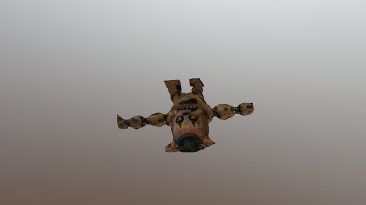 Nightmare Freddy funko action figure 3D Model