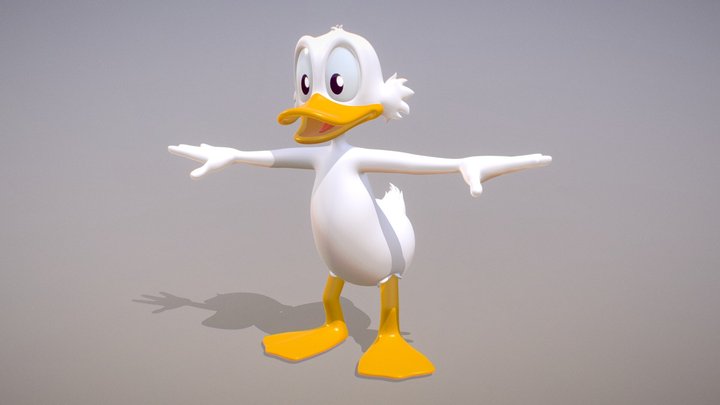 Scrooge T Pose 3D Model