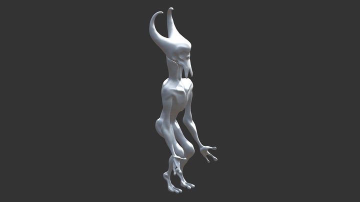 Numinous_Monstro_Escultura 3D Model