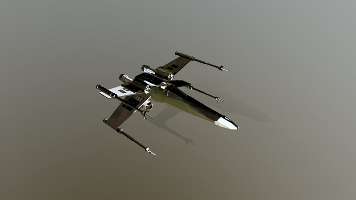 X Wing 3D Model