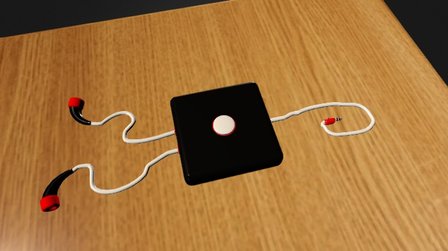 Earphones retractable casing 3D Model