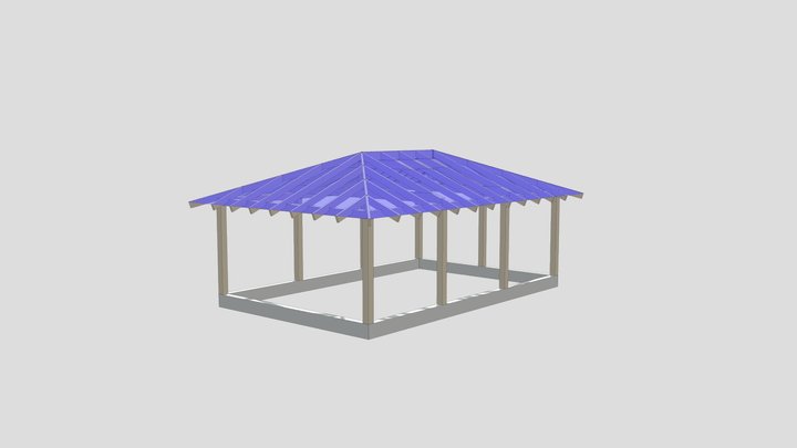 Беседка 3D Model