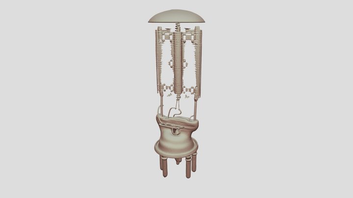 Vacuum Tube: Damper Tube 3D Model