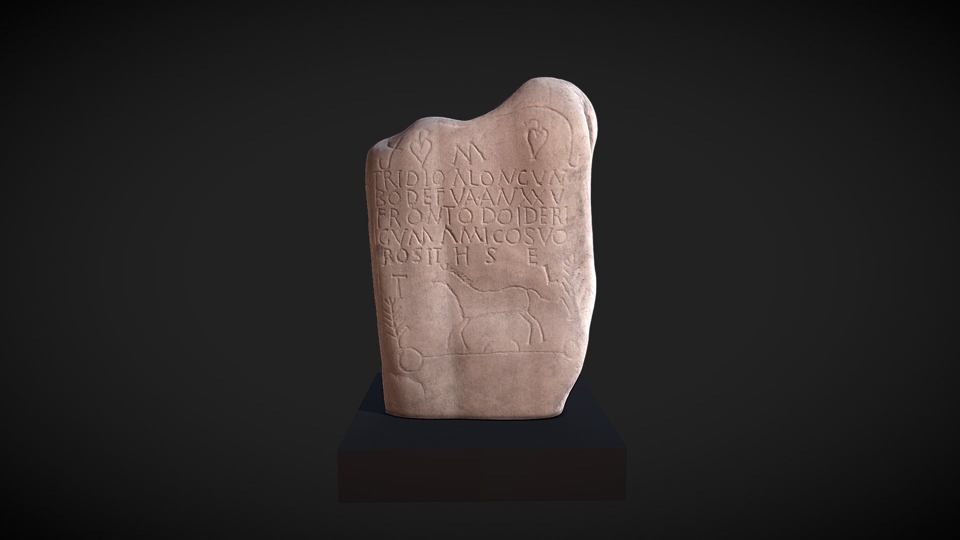 Epitafio de Tridio - Museo de León — Sketchfab embed 3D viewer