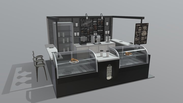 Coffee shop 3D Model