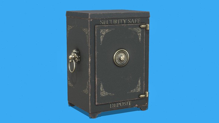 Security safe 3D Model 3D Model