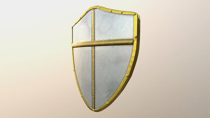 Shield Physically Based Rendering 3D Model