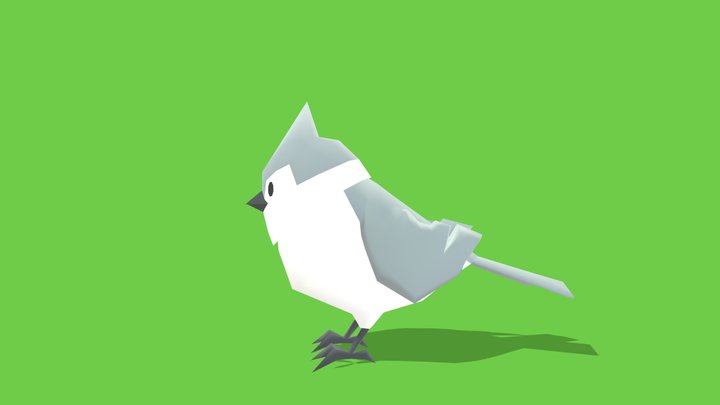 Bird - Animated Low Poly – Free 3D Model STL