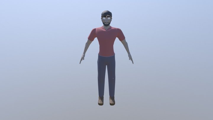 Character Damon 3D Model
