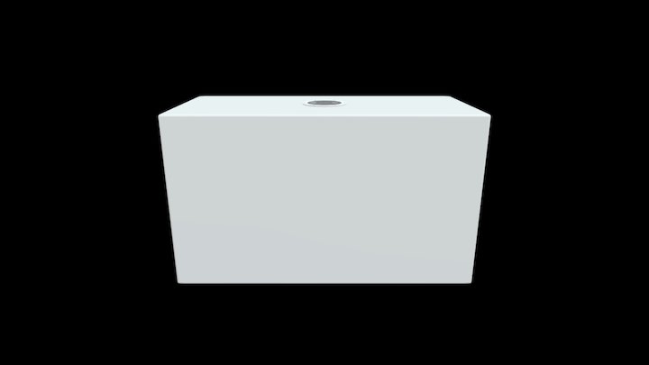 Dura-cast 102018 W 4in Lid Whiteclear 3D Model