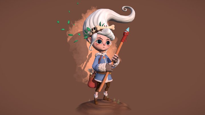 North, the little warrior 3D Model