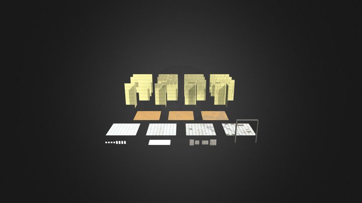 GAME READY BACKROOMS ASSET PACK – Modèle 3D gratuit STL