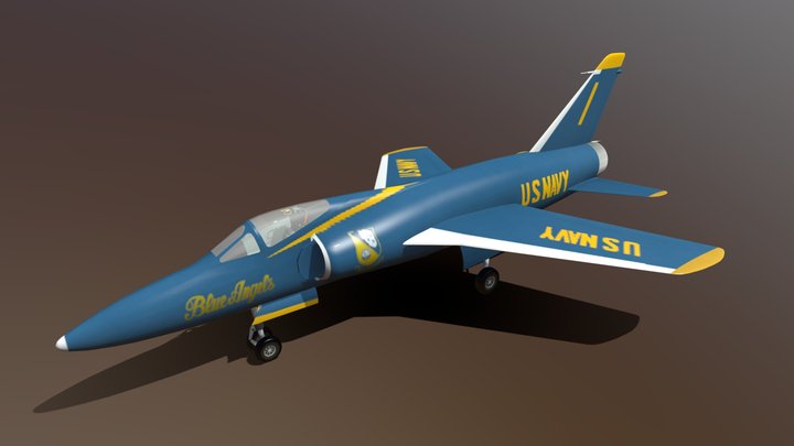 Grumman F11 Tiger – Modello 3D gratuito STL