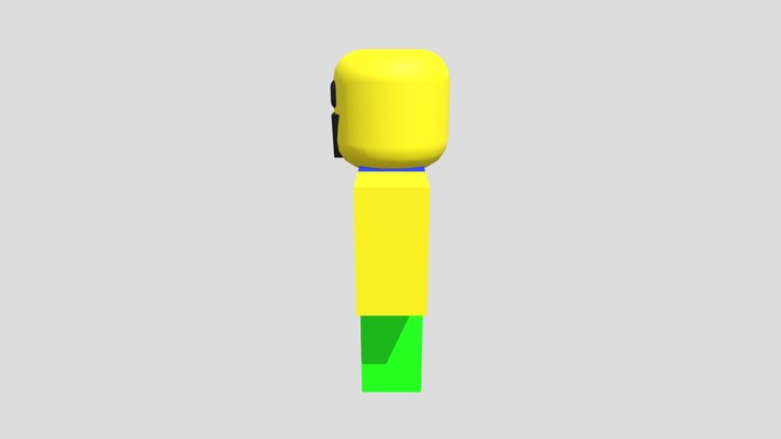 Noob From Roblox 3D Model