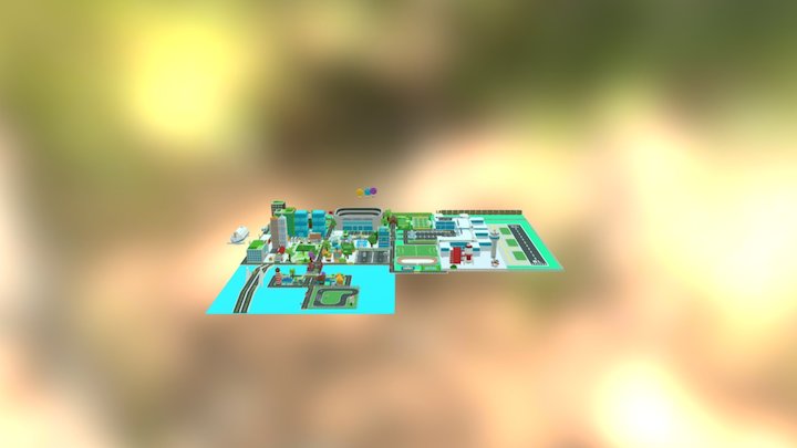 City Scene 3 3D Model