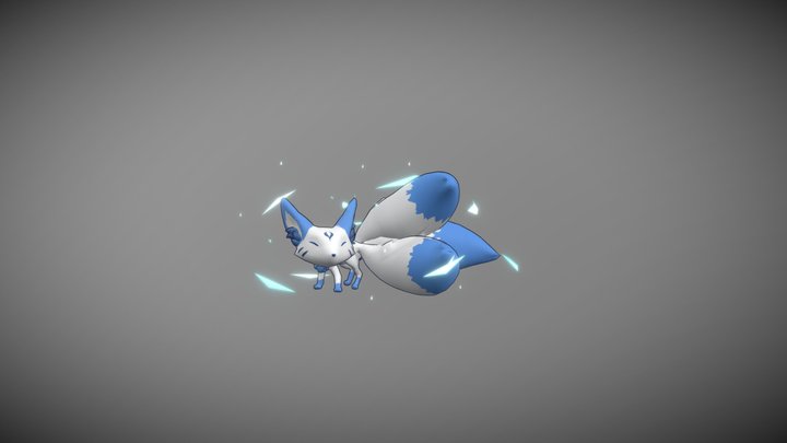 Zephyr the fox 3D Model