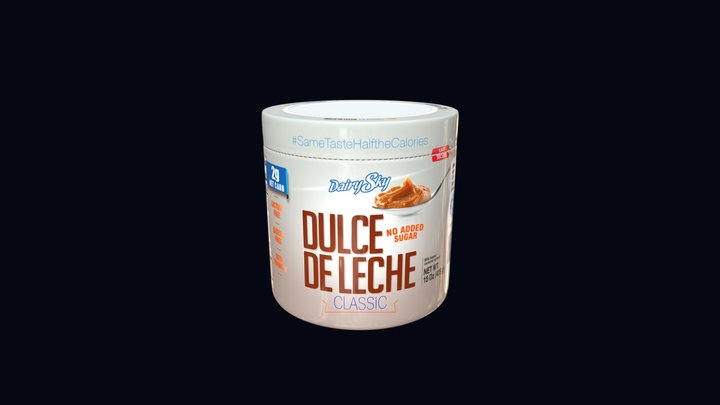 DULCE DE LECHE DAIRY SKY CLASSIC PET 15oz V2 3D Model