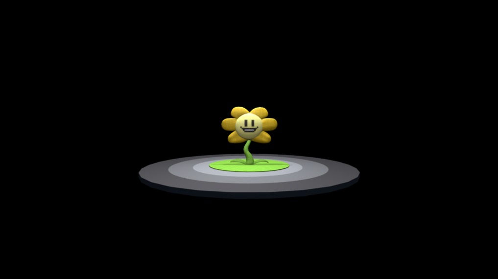 Flowey - Undertale 3D model 3D printable