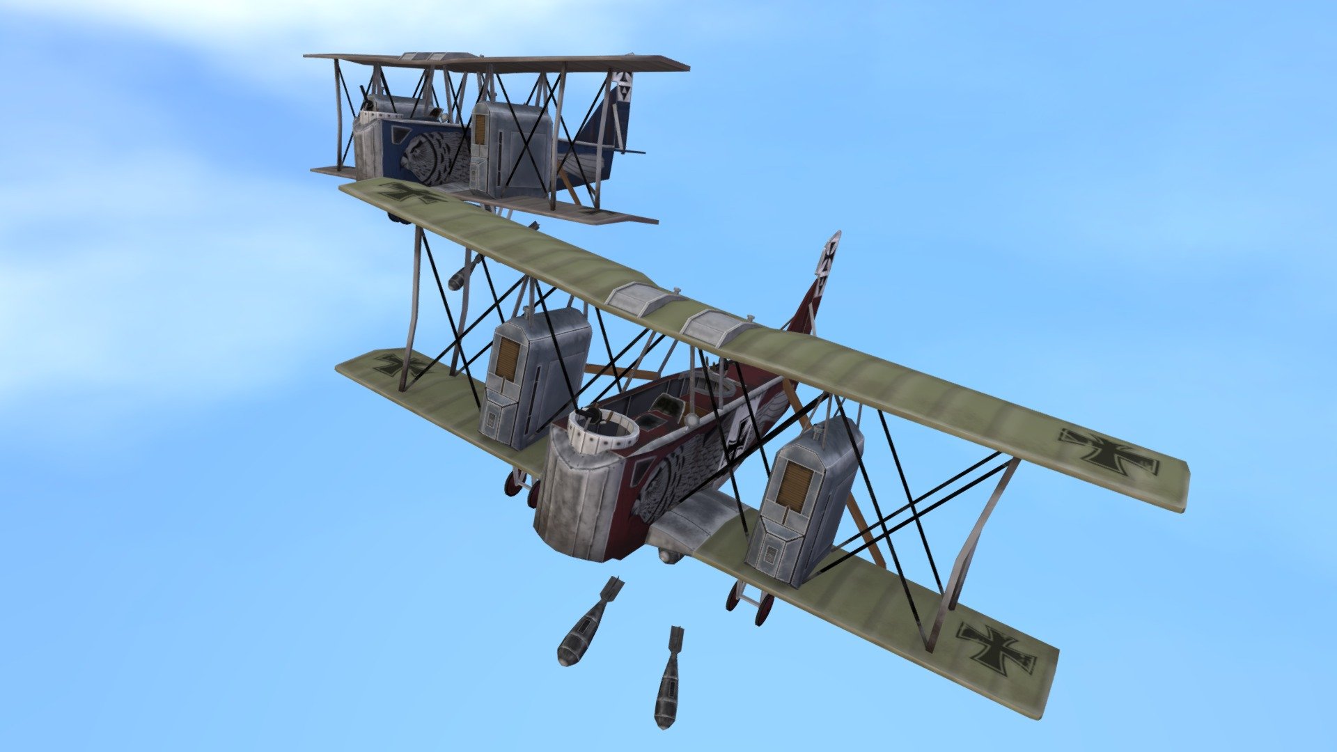 Game Art: Gotha IV bomber