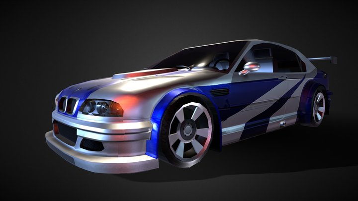 BMW M3 E46 GTR 3D Model