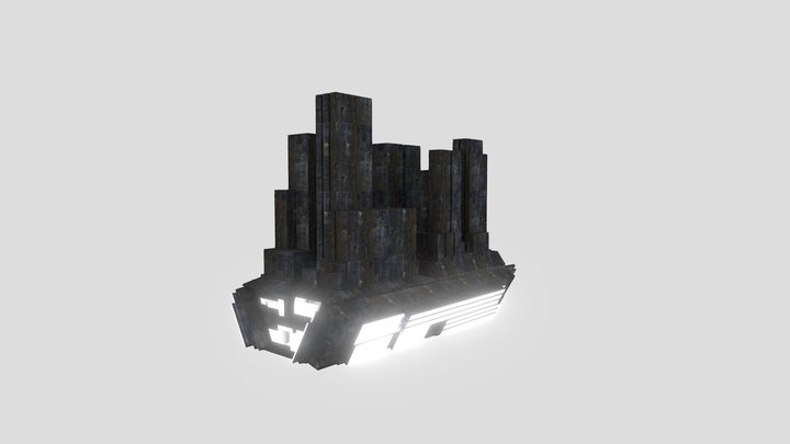 Spaceship 3D Model