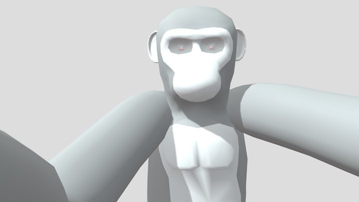 Slender_jumpscare_non_textured 3D Model