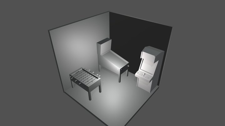 Game Room 3D Model