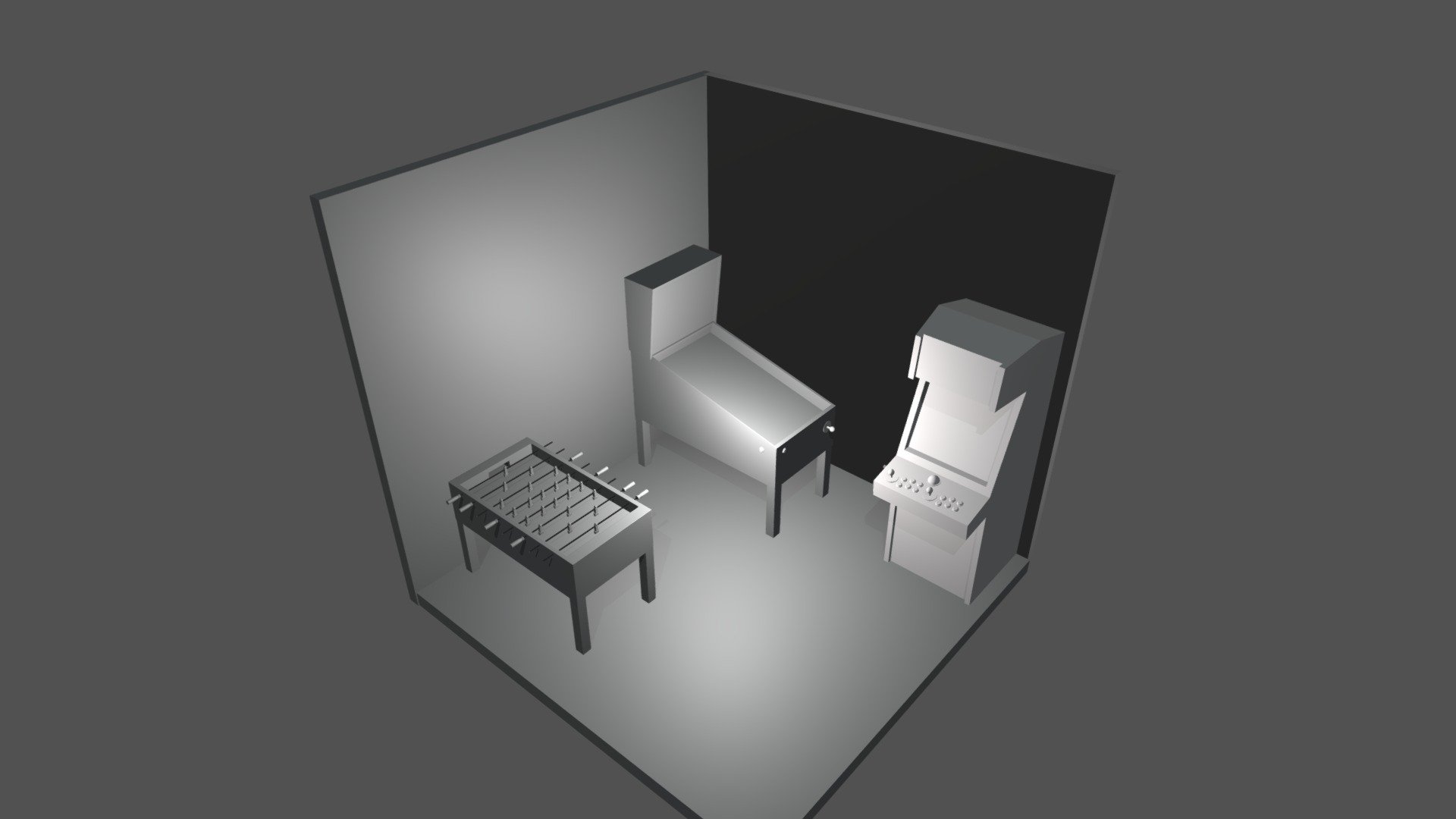 Game Room - Download Free 3D model by LP0001 [951c972] - Sketchfab